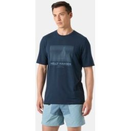 Helly Hansen Men's HP Race Sailing T-Shirt Navy 2XL - Navy Blue - Male