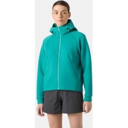 Helly Hansen Women's HP Ocean Full-Zip Short Jacket Green L - Dark Melan Green - Female