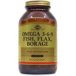 Solgar Omega 3-6-9 Fish, Flax, Borage x120 Capsules