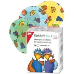 3M Opticlude Kids Mini 30 Small Dressings 6cm x5cm