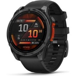 Garmin fēnix 8 Premium Multisport GPS Smartwatch (47mm, AMOLED) - Slate Gray, 16-Day Battery, LED Flashlight, New