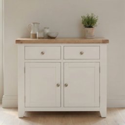 Burford 2 Door 2 Drawers Sideboard in Warm White
