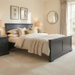 Chalbury 5ft High-End Kingsize Bed Frame in Dusky Black