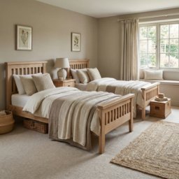 Burford 3ft High-End Single Bed Frame in Natural Oak