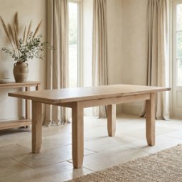 Burford 4-6 Seater Extending Dining Table in Natural Oak