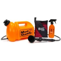 Mud Daddy 5L Starter Bundle Dog Shower Portable Dog Wash Dog Paw Cleaners Cleaning Muddy Paws - Orange Bundle (Towel/Lavender Prewash)