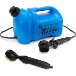 Mud Daddy 8L Portable Dog Shower & Power Brush Bundle Mud Paw Cleaner Best Portable Dog Washer Dog Washer Outdoor Dog Wash Blue