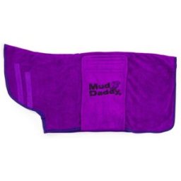 Mud Daddy Super Absorbent Dog Drying Coat Fast Drying Microfibre Dog Towel Robe Lightweight Dog Towel Coat Great For Wet And Muddy Adventures