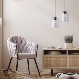 Glass Pendant Light Molly TK Lighting, dimmable, Violet / pink / rose, Living / Dining Room, Glass, Modern, Ceiling Light