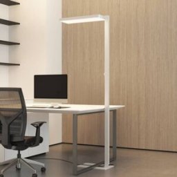 Arcchio LED floor lamp Timon, 195 cm, white, 54 W, aluminium Timon Arcchio, dimmable, White / opal, Workroom / Office, Aluminium, Modern, Floor Lamp