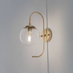 Pendant Light Jewel Opviq, dimmable, Brass / gold, Living / Dining Room, Glass, Ceiling Light