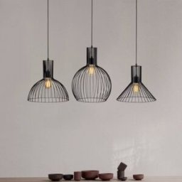 Pendant Light Fellini MR-768 Opviq, dimmable, Black, Living / Dining Room, metal, Modern, Ceiling Light