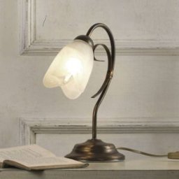 Table Lamp Odino ONLI, Bronze / antique brass, Living / Dining Room, metal, Table Lamp