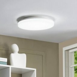 LED Ceiling Light Artin PRIOS, White / opal, Bathroom, Plastic, Modern, Ceiling Light