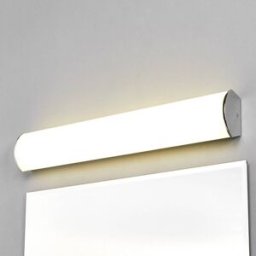 LED Wall Light Elanur Lindby, Chrome / silver, Bathroom, metal, Modern, Wall Light