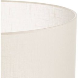 Alba lampshade, Ã˜ 45 cm, E27, ecru HELAM, Cream / amber, Living / Dining Room, Textile / fabric / silk