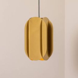 Pendant Light Corner Opviq, dimmable, Brass / gold, Living / Dining Room, metal, Modern, Ceiling Light