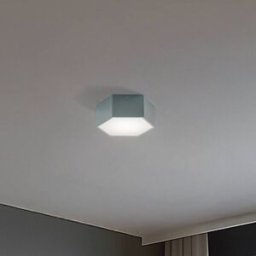 LED Ceiling Light Libre Argon, Green, Living / Dining Room, metal, Ceiling Light