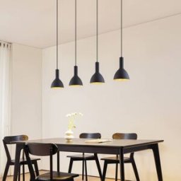Pendant Light Cosmina Arcchio, dimmable, Black, Kitchen, metal, Modern, Ceiling Light