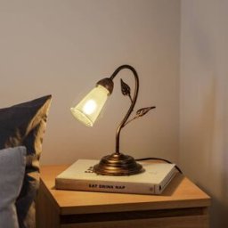 Table Lamp Liliana ONLI, Bronze / antique brass, Living / Dining Room, metal, Florentine, Table Lamp