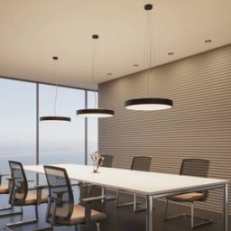 Pendant Light Vanida Arcchio, dimmable, Black, Kitchen, Aluminium, Modern, Ceiling Light