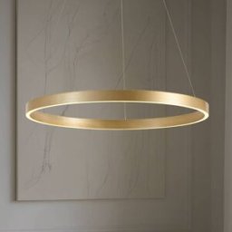 Pendant Light Yonam Lucande, dimmable, Brass / gold, Living / Dining Room, metal, Modern, Ceiling Light