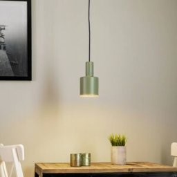 Pendant Light Selma Euluna, dimmable, Green, Living / Dining Room, metal, Modern, Ceiling Light