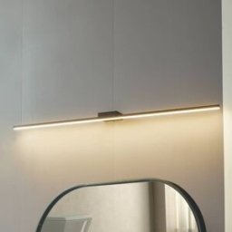 Wall Light Kivana Lucande, Black, Bathroom, Aluminium, Modern, Wall Light