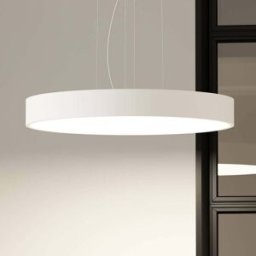 Pendant Light Noabelle Arcchio, dimmable, White / opal, Kitchen, metal, Modern, Ceiling Light