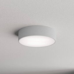 Motion Sensor Ceiling Light Cleo 300 TEMAR LIGHTING, Alu / grey / zinc, Hallway, metal, Modern, Ceiling Light with Sensor