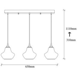 Glass Pendant Light Gold 052 Opviq, dimmable, Cream / amber, Living / Dining Room, Glass, Ceiling Light