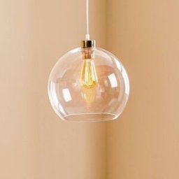 Glass Pendant Light Cubus TK Lighting, dimmable, Clear / transparent, Living / Dining Room, Glass, Modern, Ceiling Light