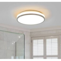 Ceiling Light Lyss Lindby, White / opal, Bathroom, Glass, Modern, Ceiling Light