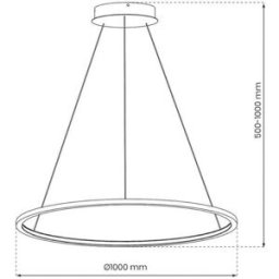 Pendant Light Saturno Milagro Lighting, Brass / gold, Living / Dining Room, Aluminium, Modern, Ceiling Light