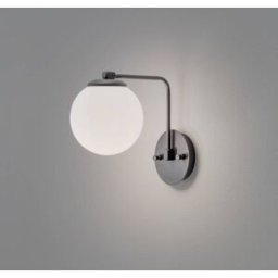 Wall Light Daisy Opviq, dimmable, Black, Living / Dining Room, Glass, Wall Light