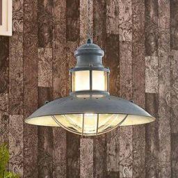 Pendant Light Louisanne Lindby, dimmable, Alu / grey / zinc, Kitchen, metal, Industrial Design, Ceiling Light