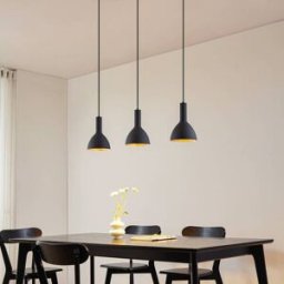 Pendant Light Cosmina Arcchio, dimmable, Black, Kitchen, metal, Modern, Ceiling Light