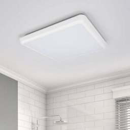 LED Ceiling Light Augustin Arcchio, White / opal, Bathroom, Plastic, Modern, Ceiling Light