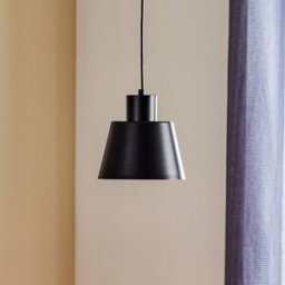 Pendant Light Dunka 1 SIGMA, dimmable, Black, Living / Dining Room, metal, Modern, Ceiling Light