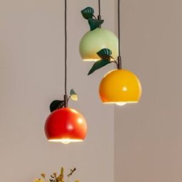Pendant Light Apple mix Luminex, dimmable, Black, Living / Dining Room, metal, Ceiling Light
