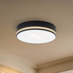 Ceiling Light Amore Argon, dimmable, Black, Kitchen, metal, Ceiling Light