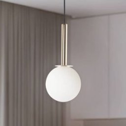 Glass Pendant Light Daisy SIGMA, dimmable, White / opal, Living / Dining Room, metal, Modern, Ceiling Light