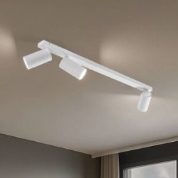 Ceiling spotlight Mono III, 3-bulb, white, 84 cm long, GU10 III Nowodvorski Lighting, dimmable, White / opal, Living / Dining Room, metal, Modern, Ceiling Light