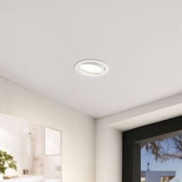 Arcchio LED recessed light Katerin, white, swivelling, set of 3 Katerin Arcchio, dimmable, White / opal, Bathroom, Plastic, Modern, Spotlight Recessed
