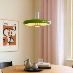 Pendant Light Branford Lindby, dimmable, Green, Living / Dining Room, metal, Vintage, Ceiling Light