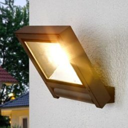 Lucande Maica LED outdoor spotlight, anthracite, swivelling, IP65, Black, Aluminium, Modern, Outdoor Wall Light