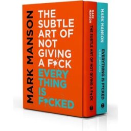 HARPERCOLLINS The Subtle Art of Not Giving a Fck & Everything Is Fcked Box Set by Mark Manson 2-Book Life-Changing Self-Help Collection