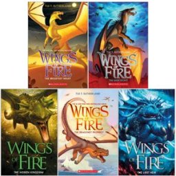 Scholastic Wings of Fire 5 Books Collection Set (1-5) By Tui T Sutherland