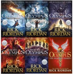 Penguin Heroes of Olympus Collection Rick Riordan 6 Books Set The Blood of Olympus
