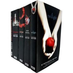 Atom Twilight Saga Black Cover Stephenie Meyer 5 Books Collection set (Breaking Dawn, Short Second Life Of Bree Tanner, Eclipse, New Moon, Twilight)